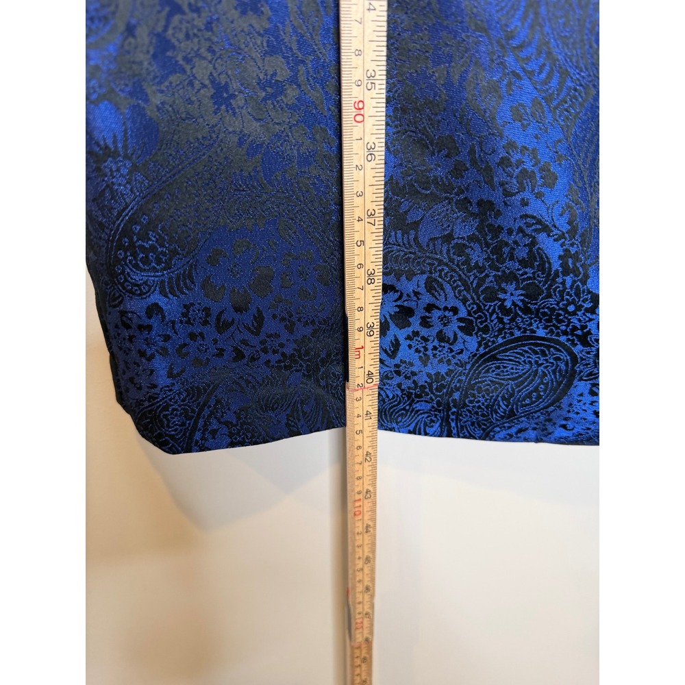 Black Label Evan-Picone Paisley Brocade Sheath Dress Purple Black 12 NWT - Picture 7 of 9
